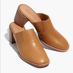 Madewell The Carey Mule in Amber Brown